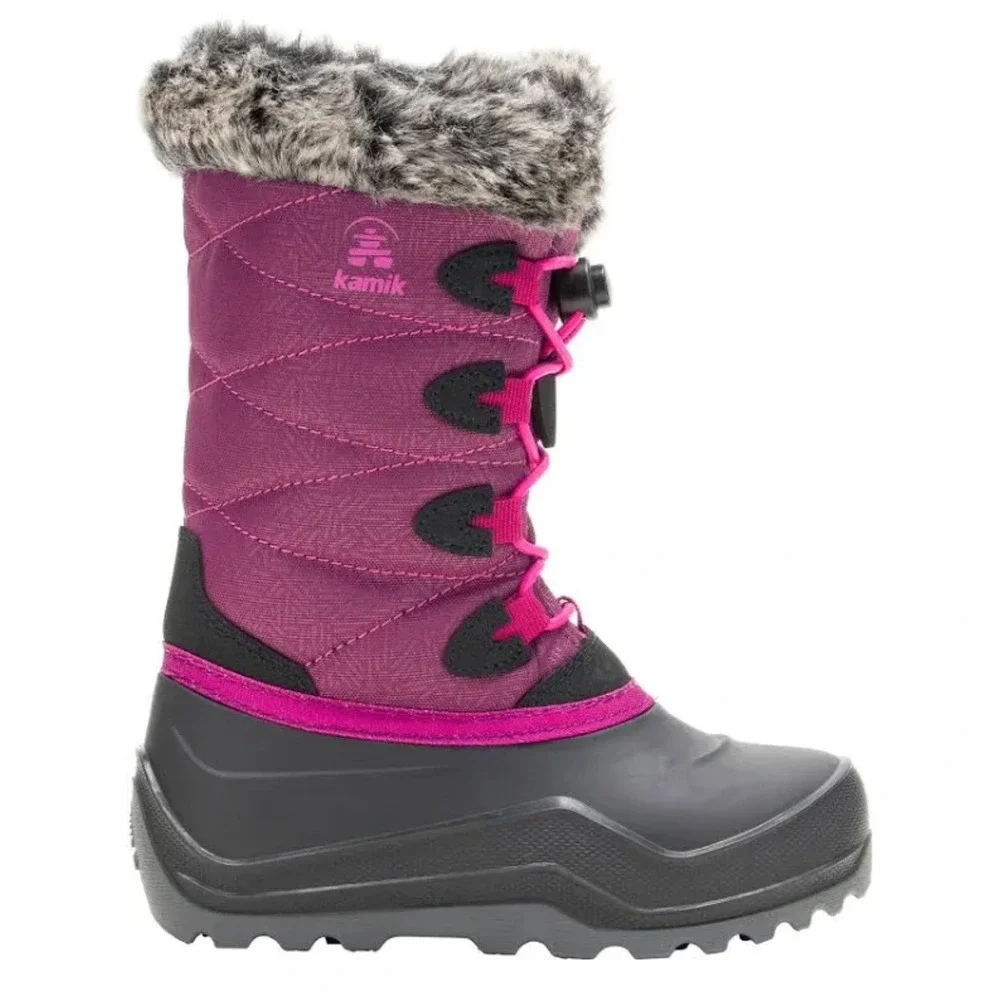 Kamik Kids' Snowgypsy 4 Winter Boot.‎ Purple Black. NWB. Size 3